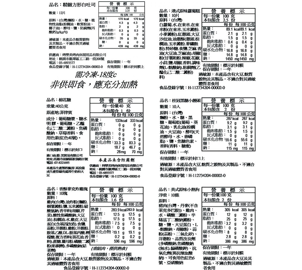 家庭聚會10人份烤肉套餐|精選烤肉食材組